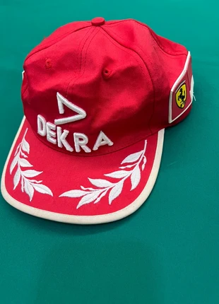 Cappello rosso racing stile F1, anni 2000, Michael Schumacher Collection, brand: Ferrari, condizioni: Ottime, taglia: Taglia unica, €21.90, €23.70 include la Protezione acquisti