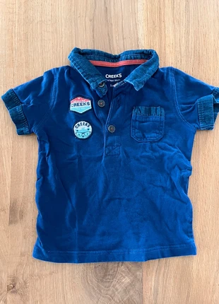 Polo bleu, brand: Creeks, condition: Good, size: 9-12 months / 74 cm, €2.00, €2.80 includes Buyer Protection