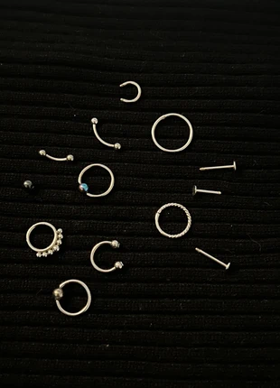 Diverse piercings, merk: Titanium, staat: Heel goed, € 20,00, € 21,70 inclusief Kopersbescherming