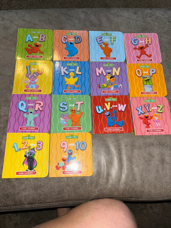 Sesame Street alphabet board books 1