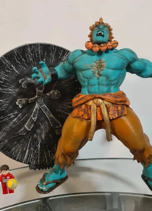 Statue Street Fighter Blanka / Akuma – Pièce custom unique, marque: Capcom, état: Neuf sans étiquette, taille: XL, 32,00 €, 34,30 € Protection acheteurs incluse