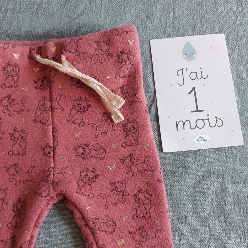 Pantalon "Marie" rouge corail 1