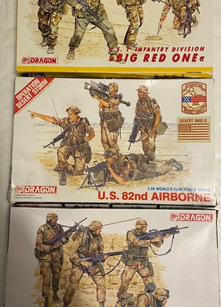 Lot de 3 boites de soldats américains 1/35, marque: Dragon, état: Neuf avec étiquette, taille: Taille unique, 33,00 €, 35,35 € Protection acheteurs incluse