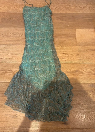Ruffle dress vintage, marque: Inconnu, état: Très bon état, taille: M / 38 / 10, 14,00 €, 15,40 € Protection acheteurs incluse