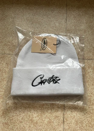 Bonnet Corteiz – Blanc (logo brodé noir), marke: Corteiz, zustand: Neu, mit Etikett, größe: Einheitsgröße, 30,00 €, 32,20 € inklusive Vinted-Käuferschutz