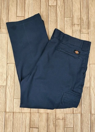 Pantalon workwear cargo oversize coupe large regular straight Dickies flex Bleu marine W38, brand: Dickies, condition: Very good, size: W38, €21.00, €22.75 includes Buyer Protection