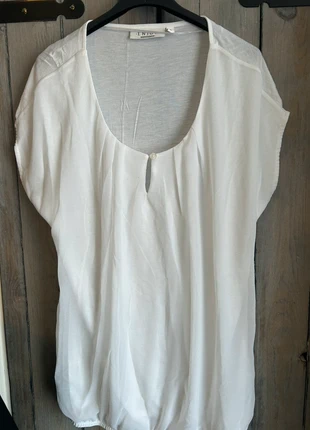 Blouse wit, marca: TESS V, estado: Bom, tamanho: L / 40 / 12, €6.50, €7.53 inclui Proteção do Comprador