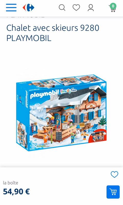 Playmobil top 9280 carrefour