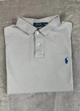 Polo Ralph Lauren manches courtes - Gris logo Bleu - Taille XXL Homme, brand: Ralph Lauren, condition: Good, size: XXL, €15.00, €16.45 includes Buyer Protection