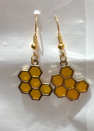 Honeycomb earrings, estado: Nuevo sin etiquetas, 10,00 €, 11,20 € Protección al comprador incluida