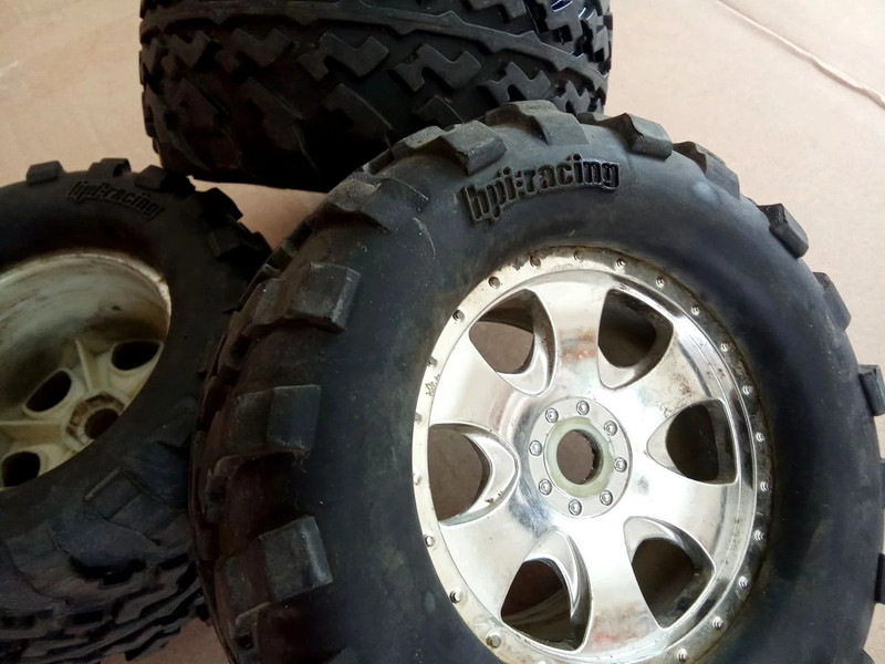 Roues HPI monster truck 1/8  RC Ø 155mm 4