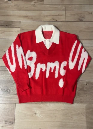 Pull/chemise graphique rouge et blanc / y2k,streetwear, brand: y2k, condition: New without tags, size: M, €35.00, €37.45 includes Buyer Protection