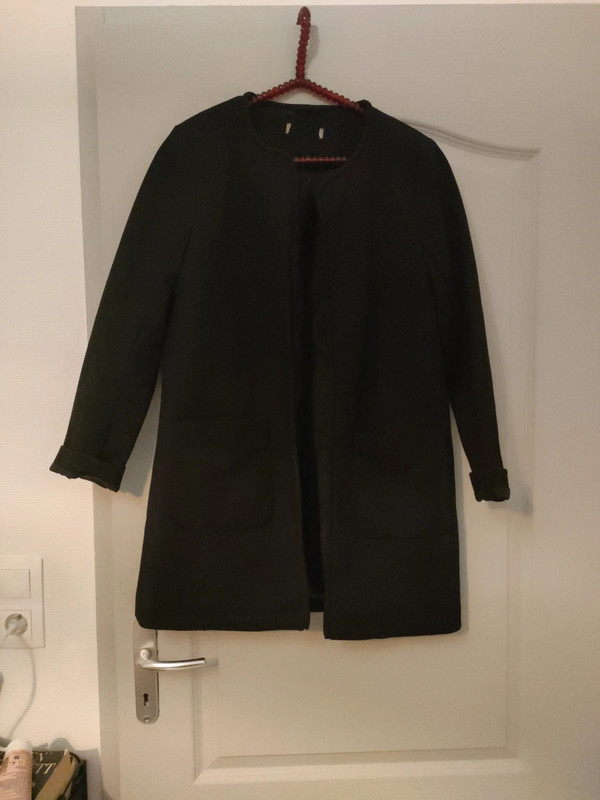 Manteau noir monoprix hotsell