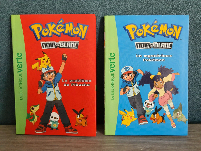 Livres pokemon noir et blanc