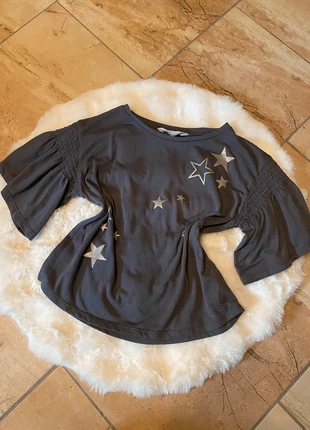 Graues Crop Top Bauchfrei y2k Vintage Emo Goth Coquette Style, merk: COQUETTE, staat: Heel goed, maat: XS / 34 / 6, € 8,00, € 9,10 inclusief Kopersbescherming