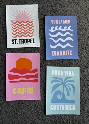 4 affiches/taille A5 desenio en très bon état, marque: Desenio, état: Très bon état, 8,00 €, 9,10 € Protection acheteurs incluse