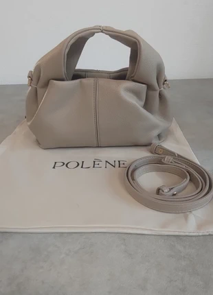 Sac à main Polène Modèle numéro neuf Couleur brume grainé| femme / cuir de veau, marca: Polène, estado: Muy bueno, 218,00 €, 229,60 € Protección al comprador incluida