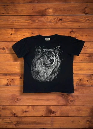 🌟 Vintage Y2K Wolf Graphic T-Shirt - Black, XL  Grunge/Streetwear 🌟, marca: Vintage Dressing, estado: Muy bueno, tamaño: XL, 8,00 €, 9,10 € Protección al comprador incluida