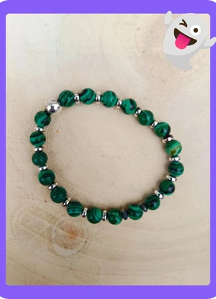 Bracelet en pierre naturelle de Malachite, brand: creadolce, condition: Very good, €8.90, €10.05 includes Buyer Protection