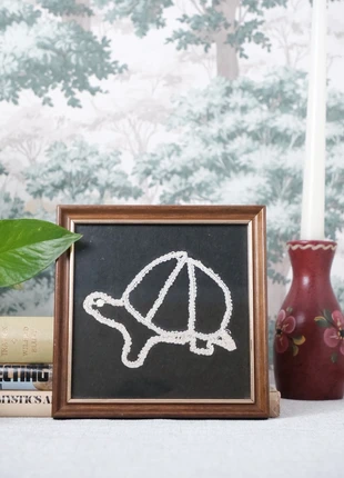 Vintage Sea Turtle Framed Trimming Art, brand: Vintage, condition: Very good, £10.00, £11.20 includes Buyer Protection