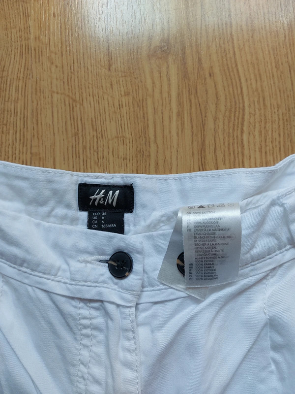 Witte korte broek H&M - Vinted