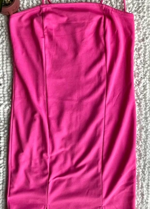 Robe rose Pimkie fendue à fine bretelles . taille L . vestir - vestito - dress, merk: Pimkie, staat: Heel goed, maat: L / 40 / 12, € 4,80, € 5,74 inclusief Kopersbescherming