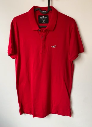 Polo rojo de Hollister talla S, merk: Hollister & Co, staat: Nieuw zonder prijskaartje, maat: S, € 10,00, € 11,20 inclusief Kopersbescherming