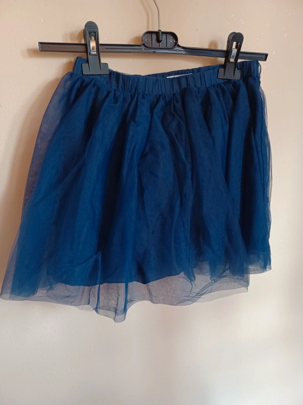 Gonna tulle blu bambina discount