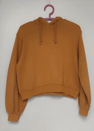 Sudadera con capucha color mostaza, marque: Pull & Bear, état: Très bon état, taille: XS / 34 / 6, 4,00 €, 4,90 € Protection acheteurs incluse