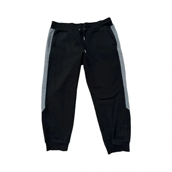 Calvin Klein Black Logo Side Jogger Sweat Pants 1