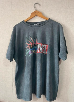 Marvel Oversized Graphic T-Shirt – Charcoal Grey Size L, brand: Marvel, condition: Good, size: L, £3.00, £3.85 includes Buyer Protection