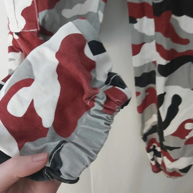 Red Camo Jogger Pants 2