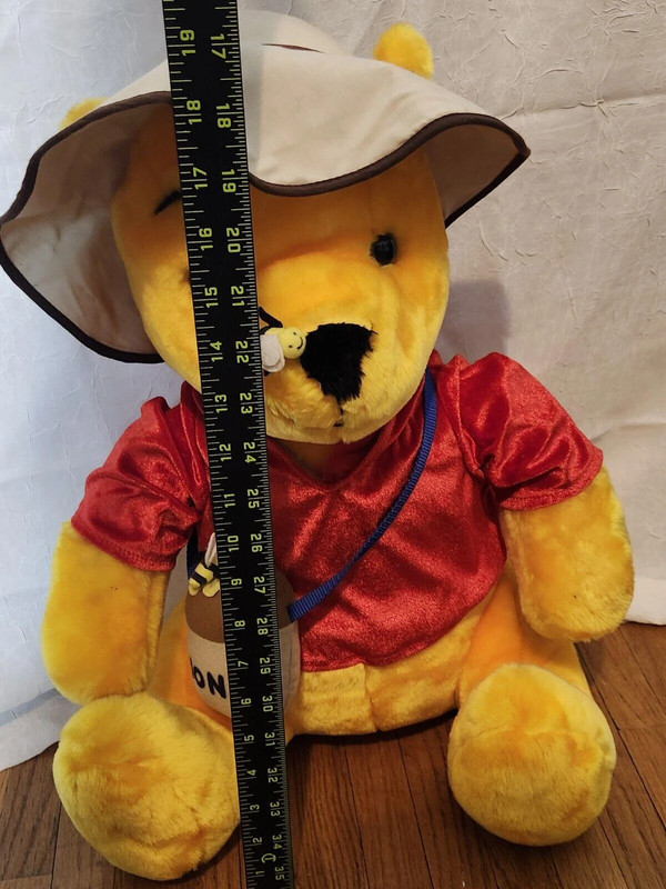 Winnie The Pooh With Honey Bag And Bee On Nose Plush Jumbo 2