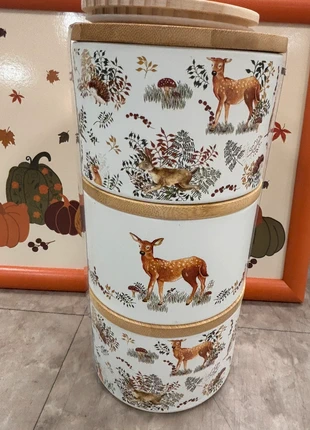 New-Forest Animal Stackable Canisters – Sugar, Coffee & Tea Storage, brand: Woodland, condition: New with tags, £22.00, £23.80 includes Buyer Protection