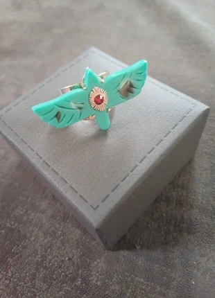 Hipanema Bague Aigle Turquoise, marca: Hipanema, estado: Novo sem etiquetas, tamanho: Ajustável, €25.00, €26.95 inclui Proteção do Comprador