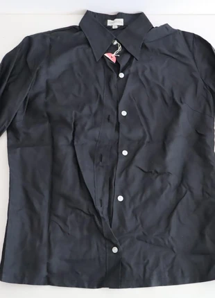 Vintage 60s 70s Black Pure Silk Long Sleeve Shirt Size 34 Womens, brand: Pure Silk, condition: Good, size: S / 8, £9.99, £11.19 includes Buyer Protection Pro