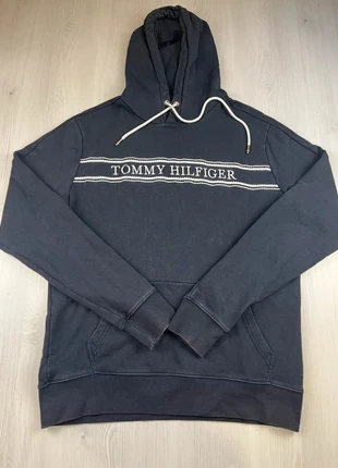 Sweat à Capuche Hoodie Tommy Hilfiger Bleu Marine Taille M, marque: Tommy Hilfiger, état: Très bon état, taille: M, 17,00 €, 18,55 € Protection acheteurs incluse