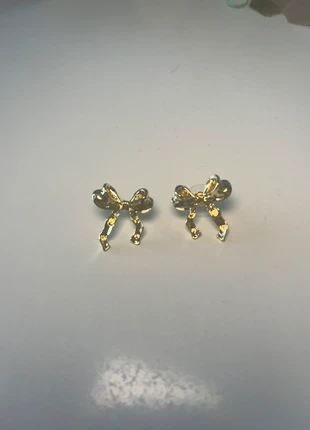 Gold Bow Earrings, brand: Shein, condition: New without tags, €4.00, €4.90 includes Buyer Protection