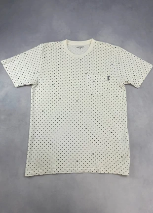 T-shirt Carhartt Blanc Motif Point Très bon état Homme Taille M été, merk: Carhartt, staat: Heel goed, maat: M, € 12,50, € 13,83 inclusief Kopersbescherming Pro