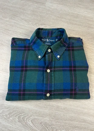 Chemise Ralph Lauren manches longues, logo brodé à carreaux T.S, brand: Ralph Lauren, condition: Very good, size: S, €21.00, €22.75 includes Buyer Protection