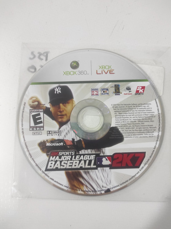 Jogo 2kSports Major League Baseball 2k7 (MLB 2K7) - XBOX 360 - Testado - CD