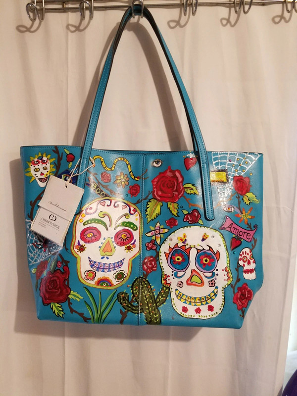 Cherry Chick skull handbag 1