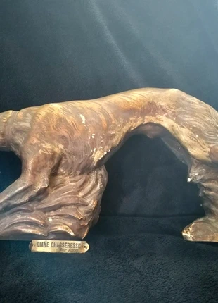 Sculpture lévrier Diane chasseresse par Azori, marque: Azori, état: Satisfaisant, 30,00 €, 32,20 € Protection acheteurs incluse