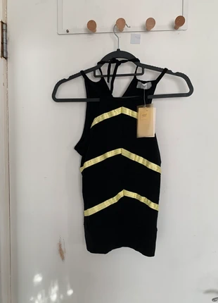Y2K halterneck top, brand: Bebe, condition: New with tags, size: XS / 34 / 6, €6.00, €7.00 includes Buyer Protection