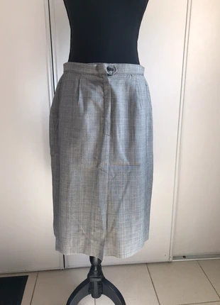 Jupe taille haute imprimée pied de poule Gérard Pasquier made in France vintage rétro chic, marque: Gerard Pasquier, état: Très bon état, taille: M / 38 / 10, 8,50 €, 9,63 € Protection acheteurs incluse