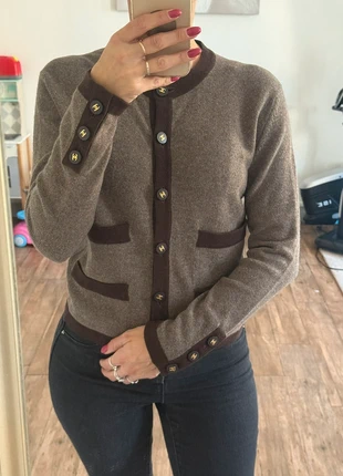 Cardigan en cachemire Chanel – Taille 38, marque: Chanel, état: Très bon état, taille: M / 38 / 10, 590,00 €, 620,20 € Protection acheteurs incluse