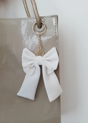 Porte-Clés Nœud blanc Upcyclé Fait Main | Unique & Éco-responsable, marque: Fait Main, état: Très bon état, 5,04 €, 5,99 € Protection acheteurs incluse