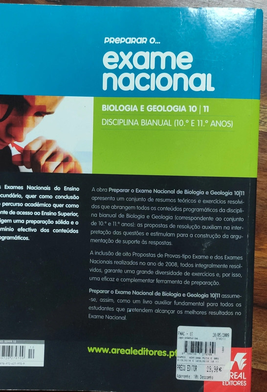 Biologia e Geologia 10° e 11° ano Exame Nacional 2