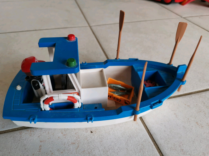 Playmobil fishing boat shop
