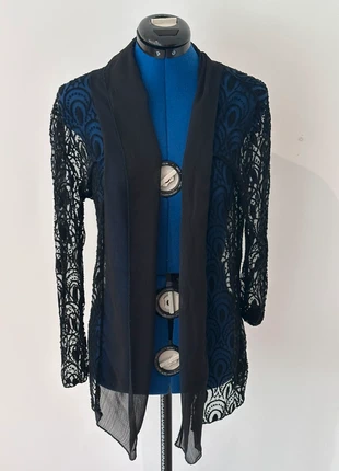Gilet boléro / veste légère dentelle noire - sans marque - taille M, état: Très bon état, taille: M / 38 / 10, 9,00 €, 10,15 € Protection acheteurs (Pro) incluse